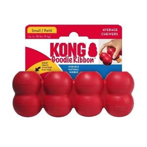 Kong Goodie Ribbon Çoklu Top Şeklinde Köpek Oyuncağı Large Kırmızı TGS1E