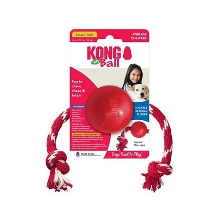 KONG İpli Top Köpek Oyuncağı Small adp-KB21E