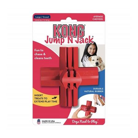 KONG Jump'N Jack Köpekler için Isırma Oyuncağı Large adp-KJ1E