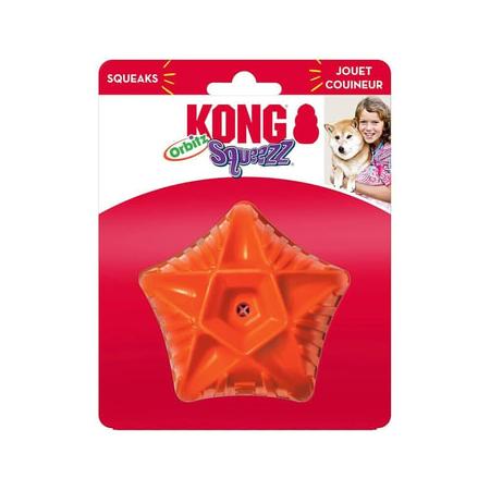 KONG Squeezz Orbitz Top Şeklinde Ses Çıkaran Köpek Oyuncağı M/L adp-PCR11E