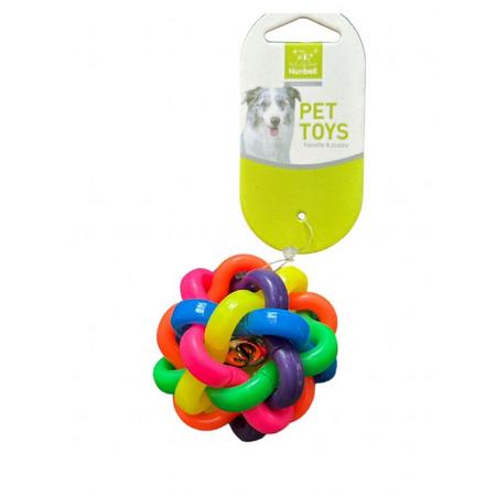 Köpek Oyuncak Zilli Örgü Oyun Topu 530-3126