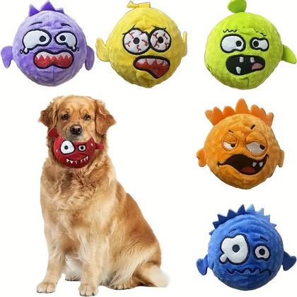 Köpek Sesli Peluş Top Mad-513