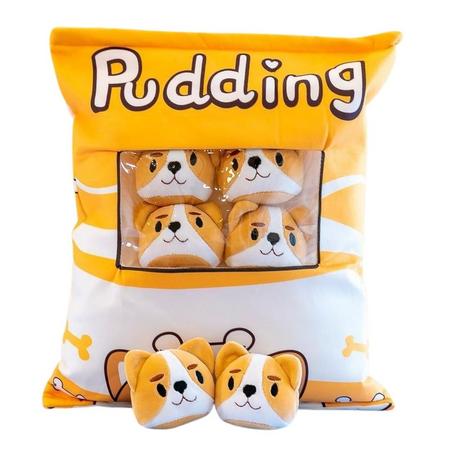 Köpek Yastık Oyuncak Sarı HG-3376
