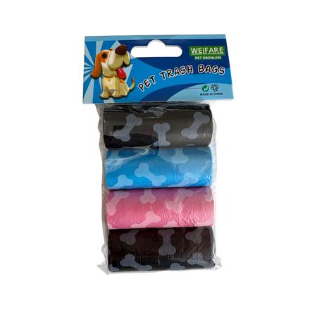 Köpekler İçin Dışkı Poşedi Desenli 4lü MC-1024