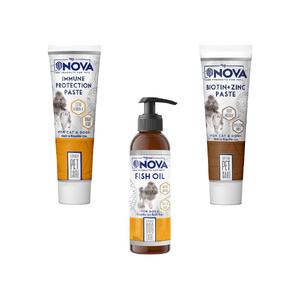 Köpekler İçin Bağışıklık Güçlendirici Tüy Koruyucu 3'lü Set