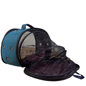 Kumaş Şeffaf  Flybag Çanta Turkuaz