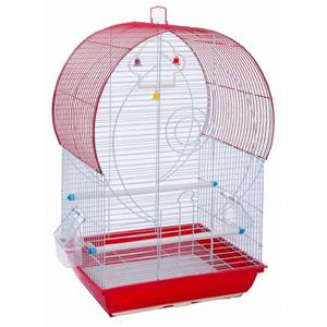 Kuş Kafesi Oval Çatılı Boyalı A3129 Tekli