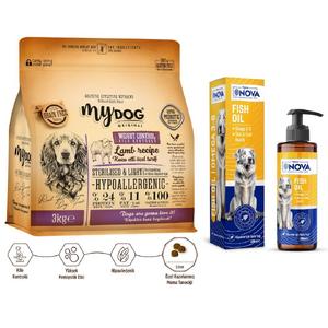 Kuzu Etli Diyet & Kısır Köpekler İçin Besleyici İkili Paketi