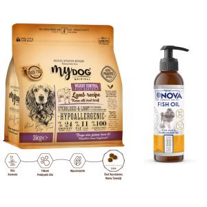 Kuzu Etli Diyet & Kısır Köpekler İçin Besleyici İkili Paketi