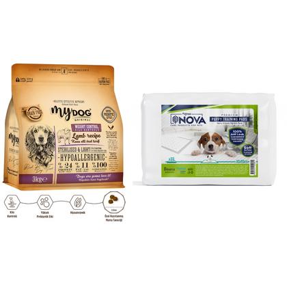 Kuzu Etli Diyet & Kısır Köpekler İçin Temel İhtiyaç Paketi