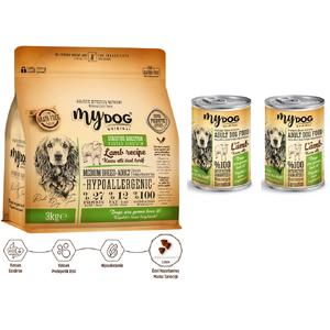 Kuzu Etli Orta Irk Köpekler İçin Lezzet Paketi 