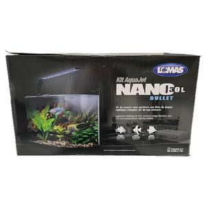 Lomas Bullet Nano 30 Led Aydınlatmalı Nano Akvaryum 30L Siyah 