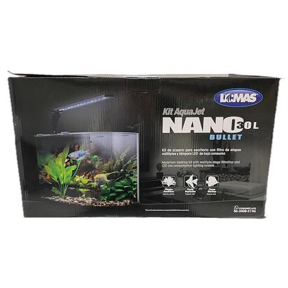 Lomas Bullet Nano 30 Led Aydınlatmalı Nano Akvaryum 30L Siyah 