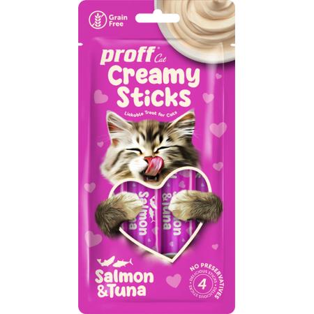 LORA Proff Cat Creamy Sticks, Salmon & Tuna 4X15