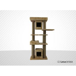 lotus Brüksel 4 sütunlu 4 katlı Tırmalama Bal Rengi