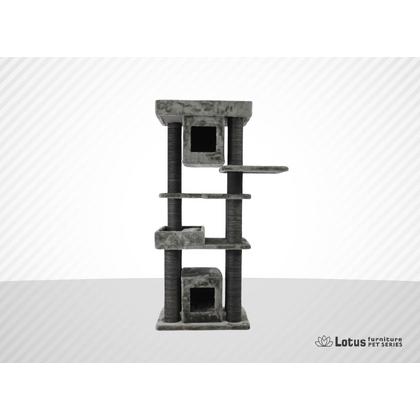 lotus Brüksel 4 sütunlu 4 katlı Tırmalama Gri