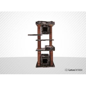 lotus Brüksel 4 sütunlu 4 katlı Tırmalama Kahverengi