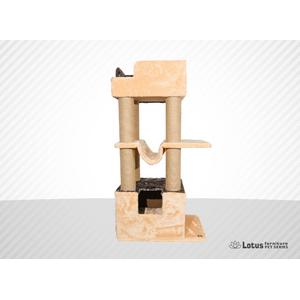 lotus Captown 4 sütunlu 3 katlı Tırmalama  Bal rengi