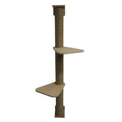 lotus duvar dik 2 raflı tırmalama 