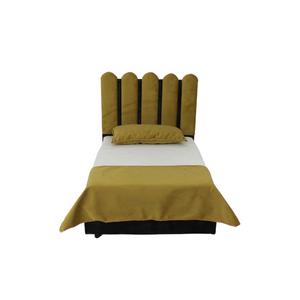 Kedi ve Köpek Çubuk Desenli Bazalı Yatak Antrasit / Hardal M Boy  50*70