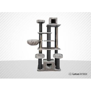 lotus Losangeles 5 sütunlu 5 katlı Tırmalama Gri