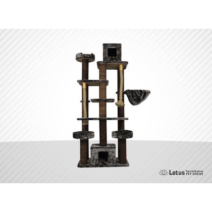 lotus Losangeles 5 sütunlu 5 katlı Tırmalama KAHVERENGİ