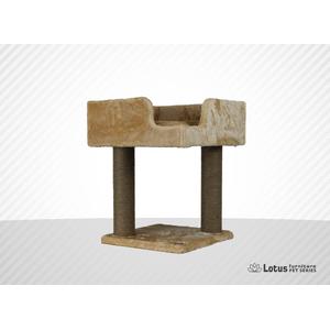 lotus Lyon 2 sütunlu 1 katlı Kare Tırmalama Bal rengi