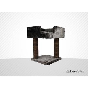 lotus Lyon 2 sütunlu 1 katlı Kare Tırmalama Kahverengi