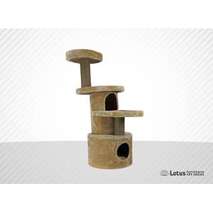 lotus Napoli 1 sütunlu 4 katlı Tırmalama Bal rengi