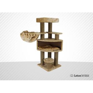 lotus Prag 4 sütunlu 3 katlı Tırmalama Bal rengi