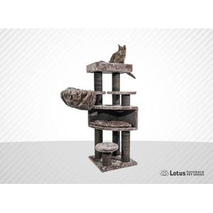 lotus Prag 4 sütunlu 3 katlı Tırmalama Gri