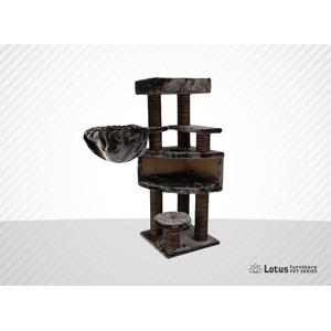 lotus Prag 4 sütunlu 3 katlı Tırmalama Kahverengi