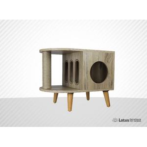 lotus Sanfrancisco 4 ayaklı 1 sütunlu Tahta Tırmalama Yuva Senza