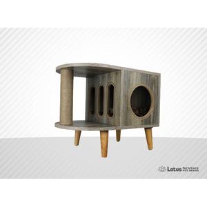 lotus Sanfrancisco 4 ayaklı 1 sütunlu Tahta Tırmalama Yuva Opus
