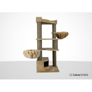 lotus Shanghai 4 sütunlu 3 katlı Tırmalama Bal Rengi