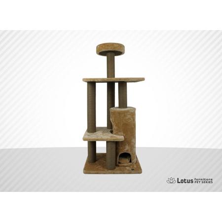 lotus Stockholm 3 sütunlu 3 katlı Tırmalama Bal rengi