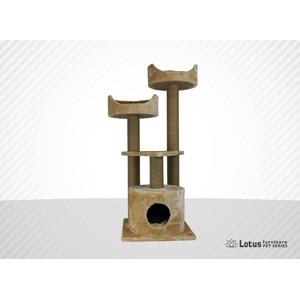 lotus Varşova 2 sütunlu 3 Katlı Tırmalama Bal rengi