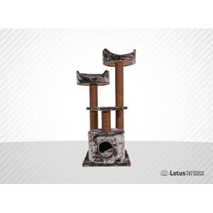 lotus Varşova 2 sütunlu 3 Katlı Tırmalama Kahve