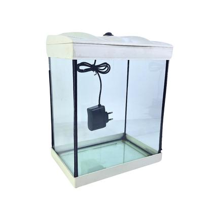 LÜX BEYAZ KAPAKLI IŞIKLI AKVARYUM KÜÇÜK BOY AKN