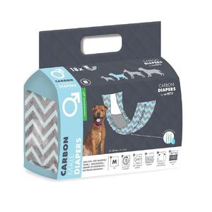 M-pets Carbonlu Diapers Erkek Köpekler İçin Külot (M) 18li brsp-10174099 