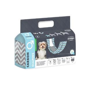 M-pets Carbonlu Diapers Erkek Köpekler İçin Külot (S) 18li brsp-10173999 