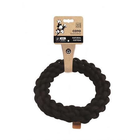 M-PETS COTO BLACK RING 25CM ÖRGÜ HALKA OYUNCAK brsp-10669208 