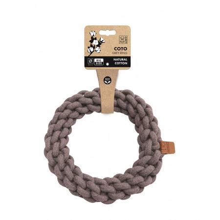 M-PETS COTO GREY RING 25CM ÖRGÜ HALKA OYUNCAK brsp-10669613 