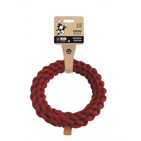 M-PETS COTO RED RING 25CM ÖRGÜ HALKA OYUNCAK brsp-10670005 