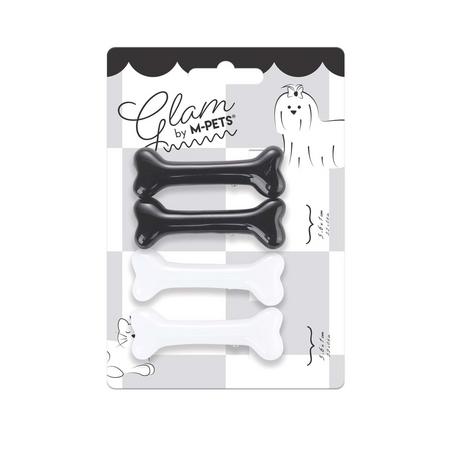 M-Pets Glam Köpekler İçin Aksesuar Toka Black/White brsp-60901299 