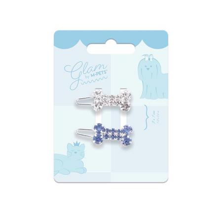 M-Pets Glam Köpekler İçin Aksesuar Toka Blue/White brsp-60901399 