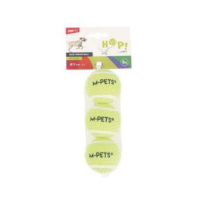M-Pets Hop Tennis Topu Yellow 5cm 3Lü Set brsp-10670599 