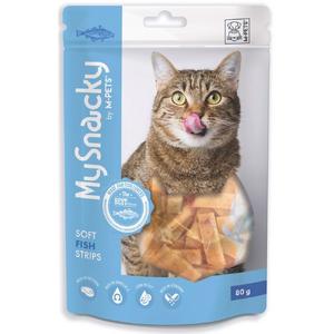 M-Pets My Snacky Fish Strips Kedi Ödülü 80gr bsrp-29010315 