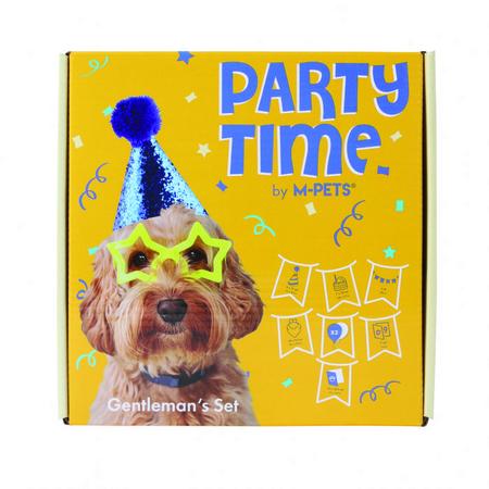 M-PETS PARTY TIME ERKEK KÖPEKLER İÇİN DOĞUM GÜNÜ SETİ brsp-10667399 