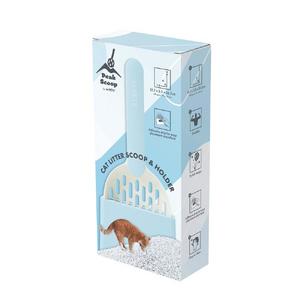 M-Pets Peak Kedi Kumu Küreği Set White & Blue brsp-20121699 
